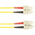 Black Box Os2 9-Micron Single-Mode Fiber Optic Patch Cable - Lszh, Sc-Sc,  FOLZHSM-020M-SCSC-YL